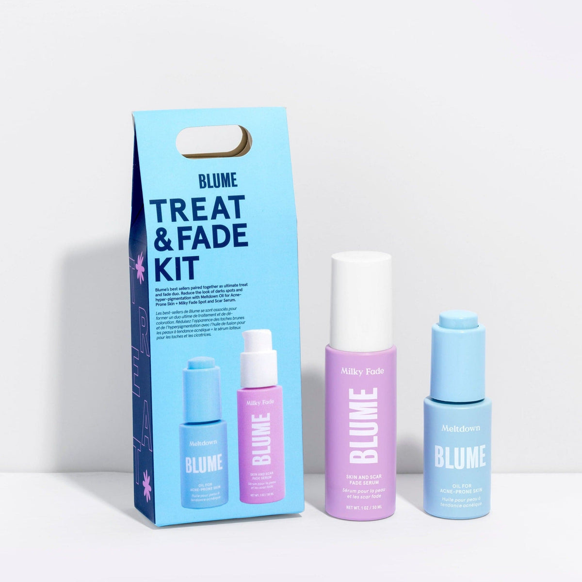 BLUME Self Care deals Bundle of 3 cleanser, acne treatment, deodorant trio