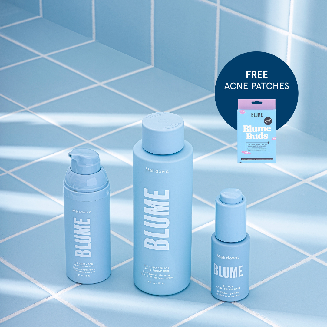 BLUME Self Care deals Bundle of 3 cleanser, acne treatment, deodorant trio